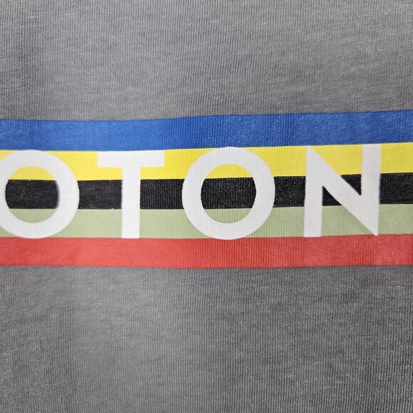 Peloton Womens US Studio Side Slit Tank Top Gray Athletic Cycling Active Size M - Picture 8 of 14